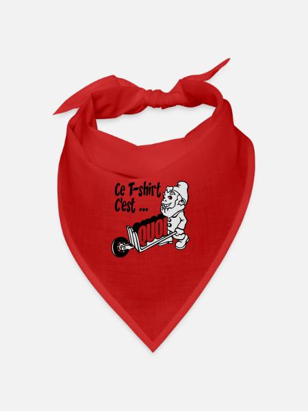 Zwerg tragen, was - Bandana Dreieckstuch - Rot
