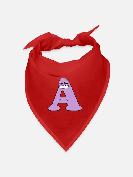A - Bandana Dreieckstuch - Rot