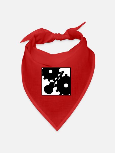 Rock against the Machine - Bandana Dreieckstuch - Rot