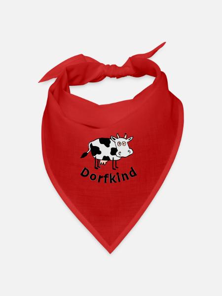 Dorfkind - Bandana Dreieckstuch - Rot