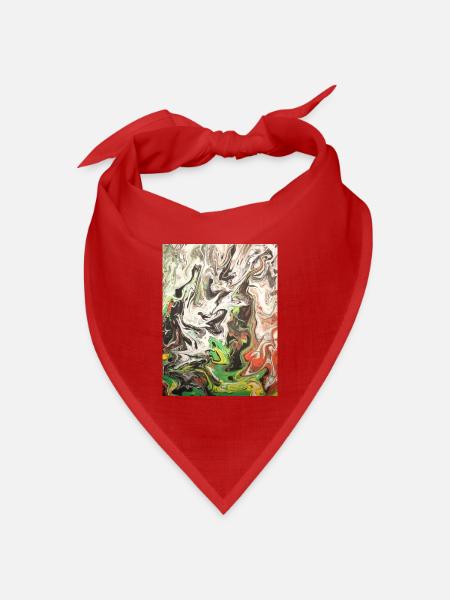 Dämoniko - Bandana Dreieckstuch - Rot