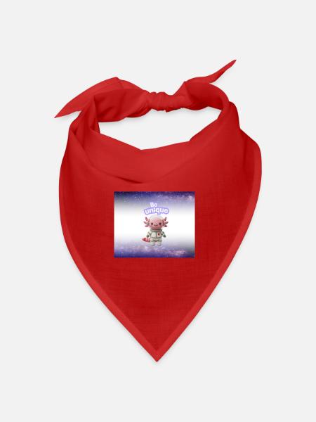 Be Unique Kuschel-Astronaut - Bandana Dreieckstuch - Rot