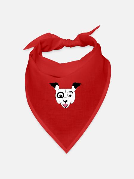 Mohn - Bandana Dreieckstuch - Rot