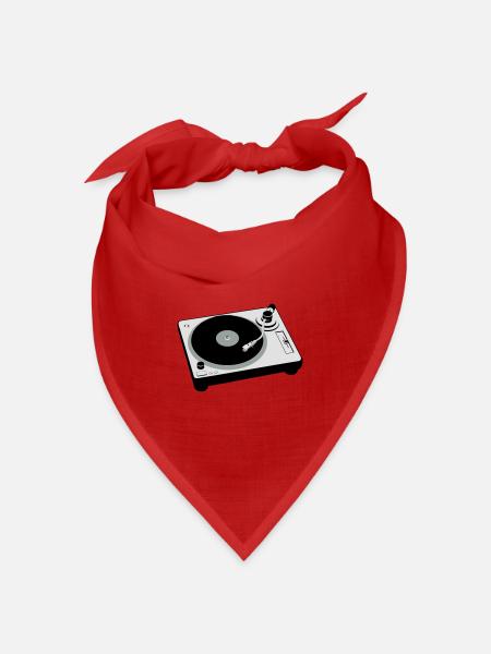 Turntable - Bandana Dreieckstuch - Rot