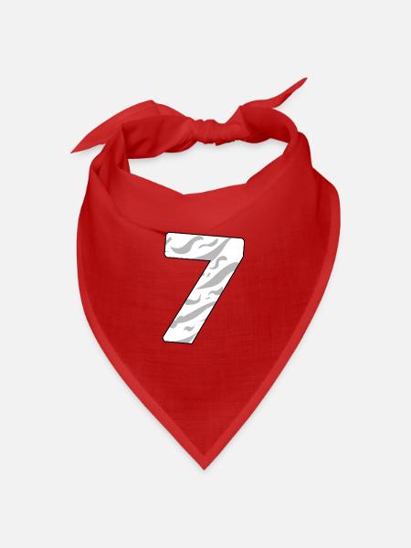7 - Bandana Dreieckstuch - Rot