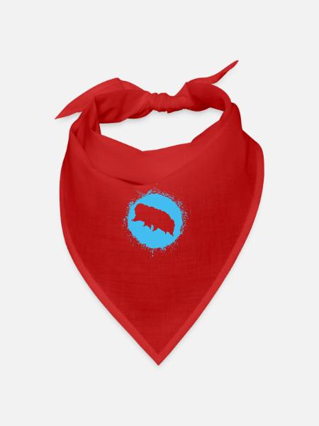 Tardigrade - Bandana Dreieckstuch - Rot
