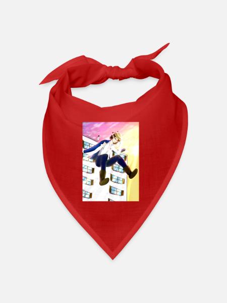Liebe - Bandana Dreieckstuch - Rot