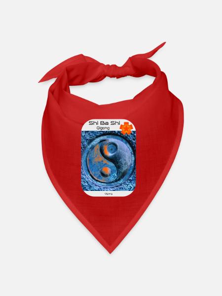 Shi Ba Shi - QiGong - Bandana Dreieckstuch - Rot