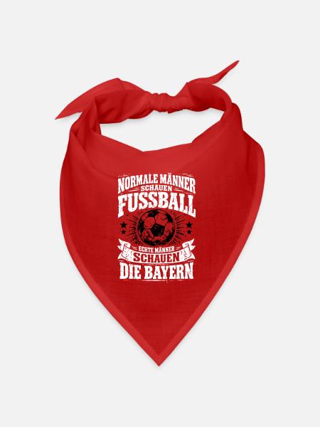 Wir lieben Bayern. - Bandana Dreieckstuch - Rot