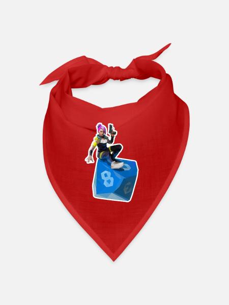 DiceHeroes_CyborGirl3 - Bandana Dreieckstuch - Rot
