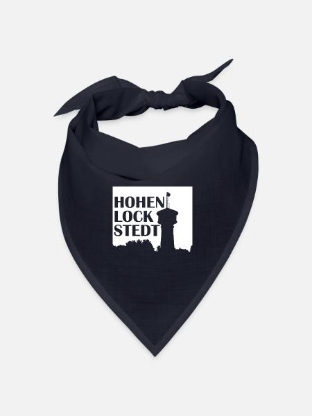 Hohenlockstedt Wasserturm - Bandana Dreieckstuch - Navy