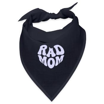Rad Mother – Kleines Herz (Custom Color) - Bandana Dreieckstuch - Navy - Vorne