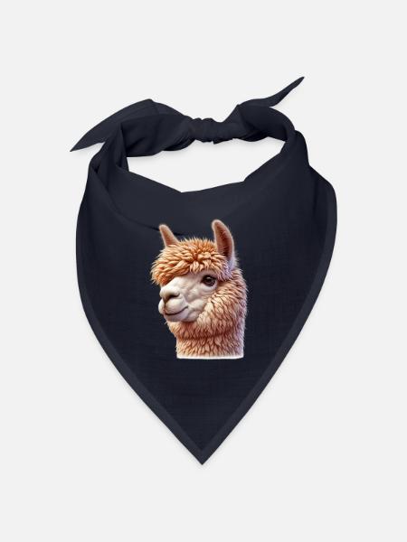 Alpaka - Bandana Dreieckstuch - Navy