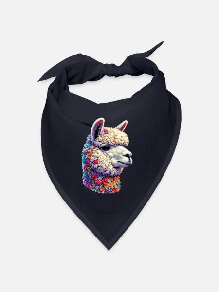 Alpaka - Bandana Dreieckstuch - Navy