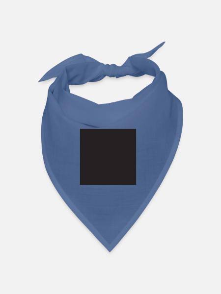 Viereck Viereck Viereck - Bandana Dreieckstuch - Taubenblau