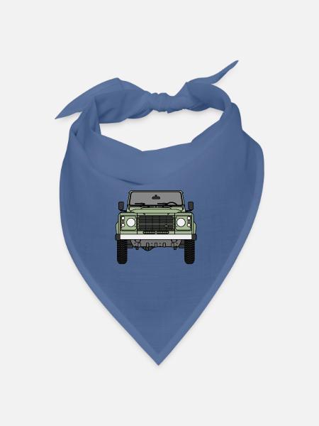 Verteidiger - Front - Bandana Dreieckstuch - Taubenblau