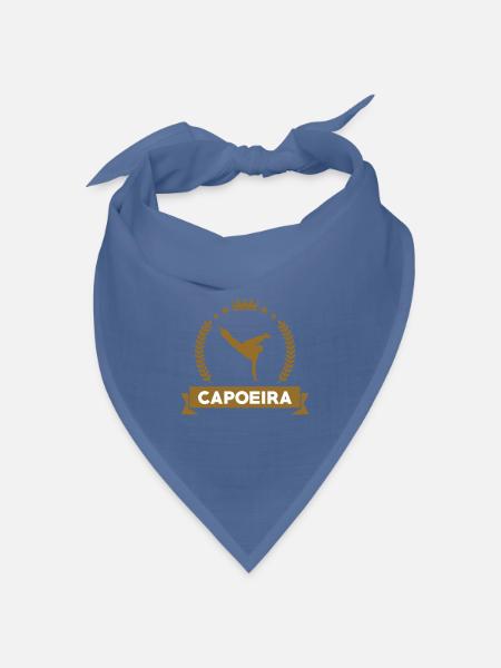 Capoeira – Kampf – Tanz - Bandana Dreieckstuch - Taubenblau