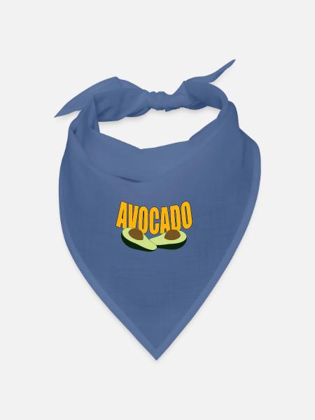 AVOCADO - Bandana Dreieckstuch - Taubenblau
