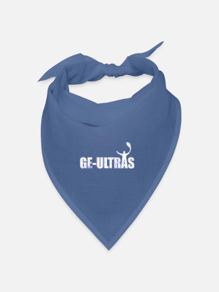 Gelsenkirchen Ultras GE Geschenkidee - Bandana Dreieckstuch - Taubenblau