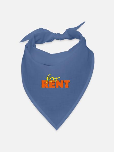 FOR RENT - Bandana Dreieckstuch - Taubenblau