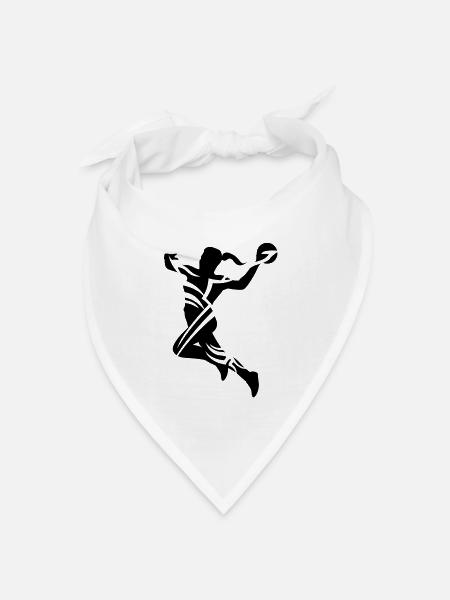 Handball female de - Bandana Dreieckstuch - Weiß