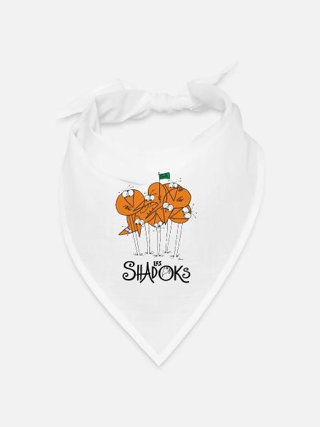 Die Shadoks - Bandana Dreieckstuch - Weiß