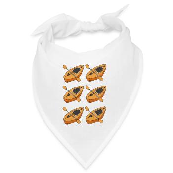 kayak 6fach - Bandana Dreieckstuch - Weiß - Vorne
