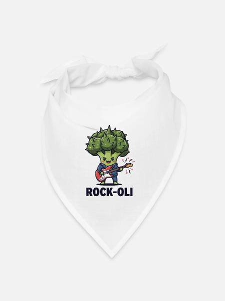 Brokko-Rocker - Bandana Dreieckstuch - Weiß