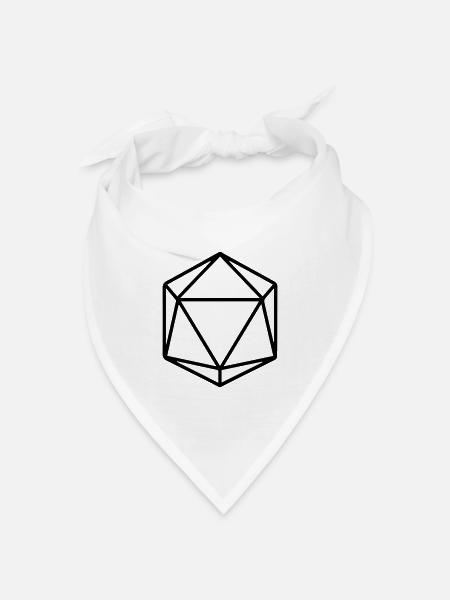 W 20 - Bandana Dreieckstuch - Weiß