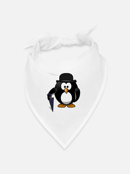 Pingu - Bandana Dreieckstuch - Weiß