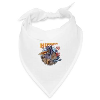 Hippocalypse - Bandana Dreieckstuch - Weiß - Vorne