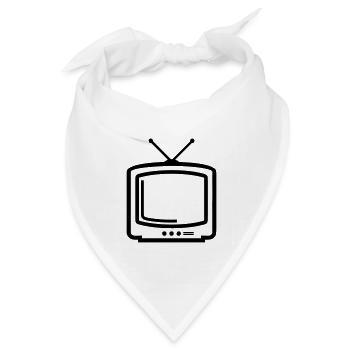 tv - Bandana Dreieckstuch - Weiß - Vorne