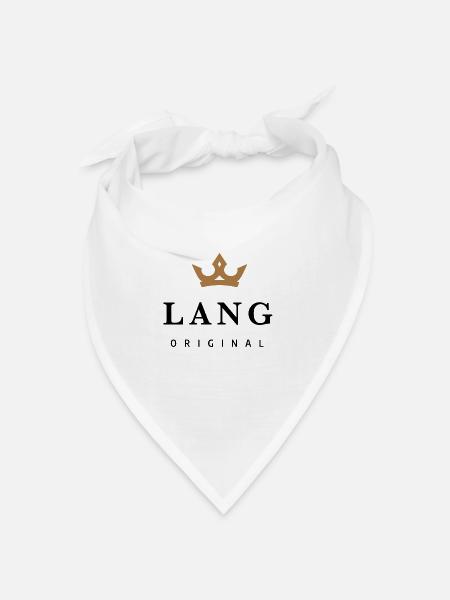 Lang - Bandana Dreieckstuch - Weiß