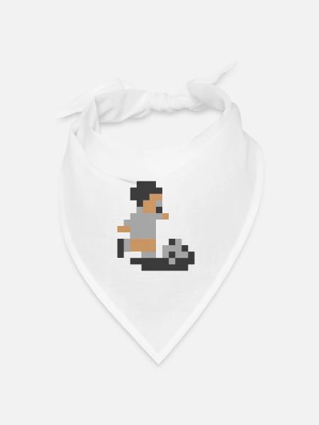 Sensi Pixel Man - Bandana Dreieckstuch - Weiß