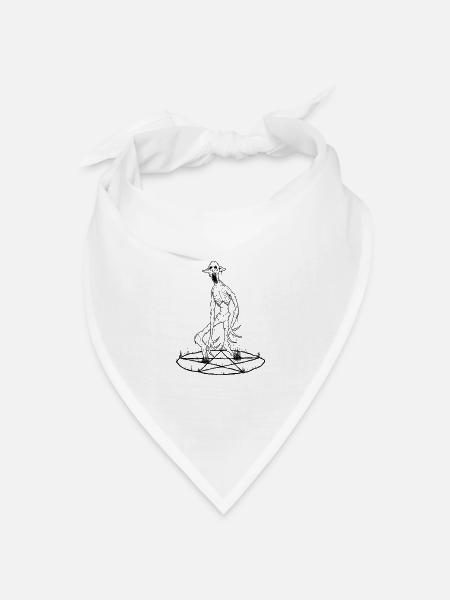 Zombie - Bandana Dreieckstuch - Weiß