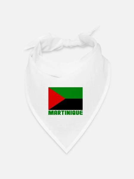 Martinique - Bandana Dreieckstuch - Weiß