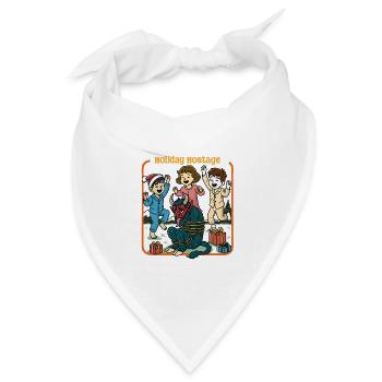 Urlaubsgeisel - Bandana Dreieckstuch - Weiß - Vorne