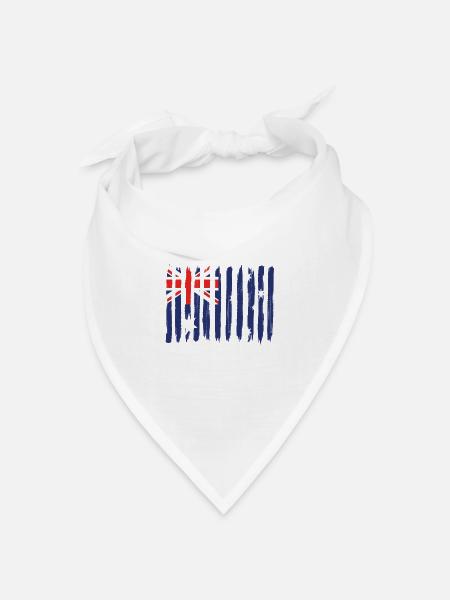 Roots heimat home love stolz Australien png - Bandana Dreieckstuch - Weiß