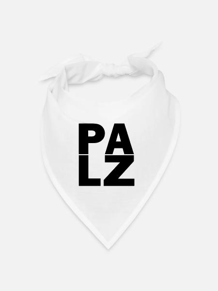 Pfalzluschd - Bandana Dreieckstuch - Weiß