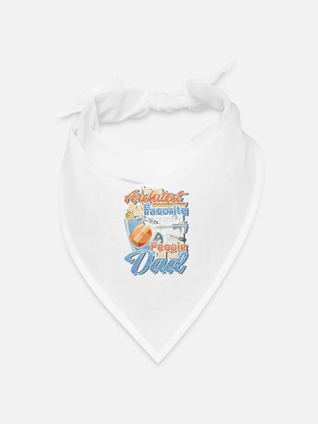 Ich Bin Ein Architekt - Bandana Dreieckstuch - Weiß