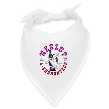 Merlot der Verzauberer - Bandana Dreieckstuch - Weiß - Vorne