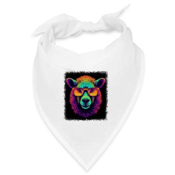 birthday present geek anti herd of sheep humor - Bandana Dreieckstuch - Weiß - Vorne