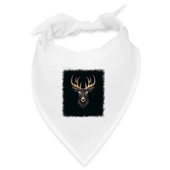 joke panda present panda bear gift idea - Bandana Dreieckstuch - Weiß - Vorne