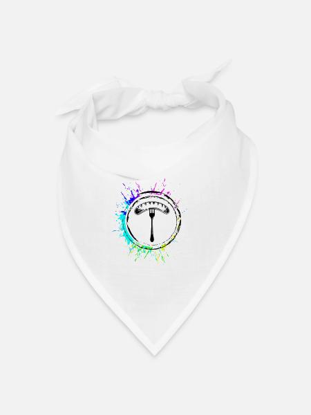 Bratwurst Wurst - Bandana Dreieckstuch - Weiß