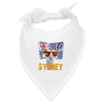 Sydney Roo - Bandana Dreieckstuch - Weiß - Vorne