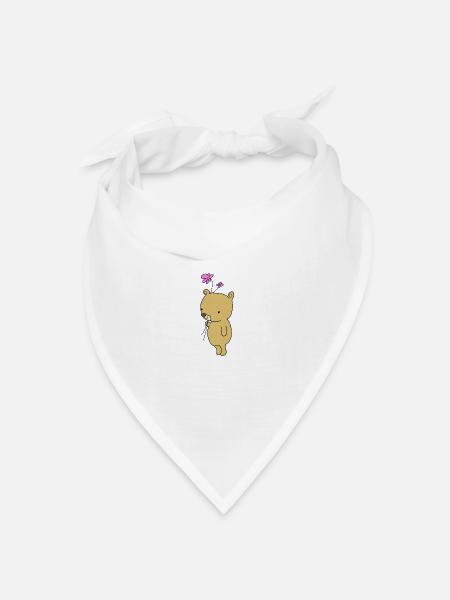 suesserbaer - Bandana Dreieckstuch - Weiß