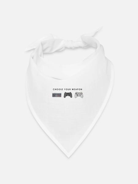 Classic Game - Bandana Dreieckstuch - Weiß