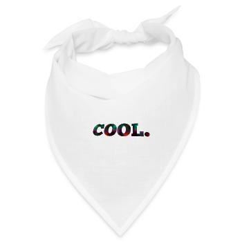 COOL. - Bandana Dreieckstuch - Weiß - Vorne