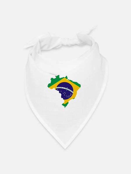 BRASILIEN - Bandana Dreieckstuch - Weiß