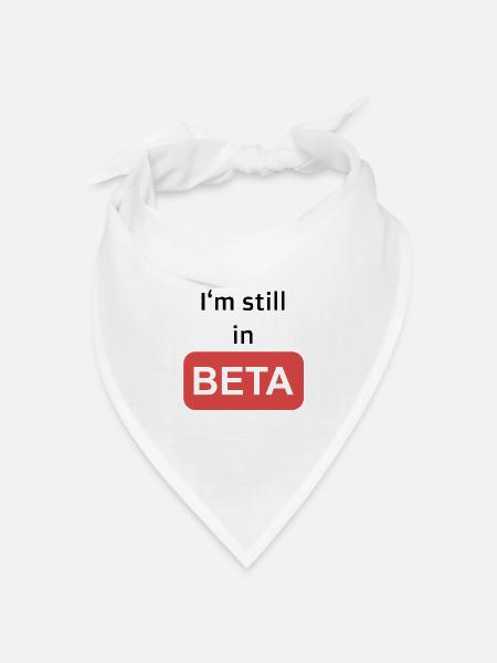 Beta - Bandana Dreieckstuch - Weiß